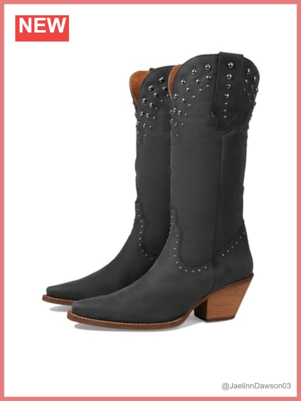 Dingo Women's Talkin' Rodeo Snip Toe Pull-On Boots Cushion Comfort Insole